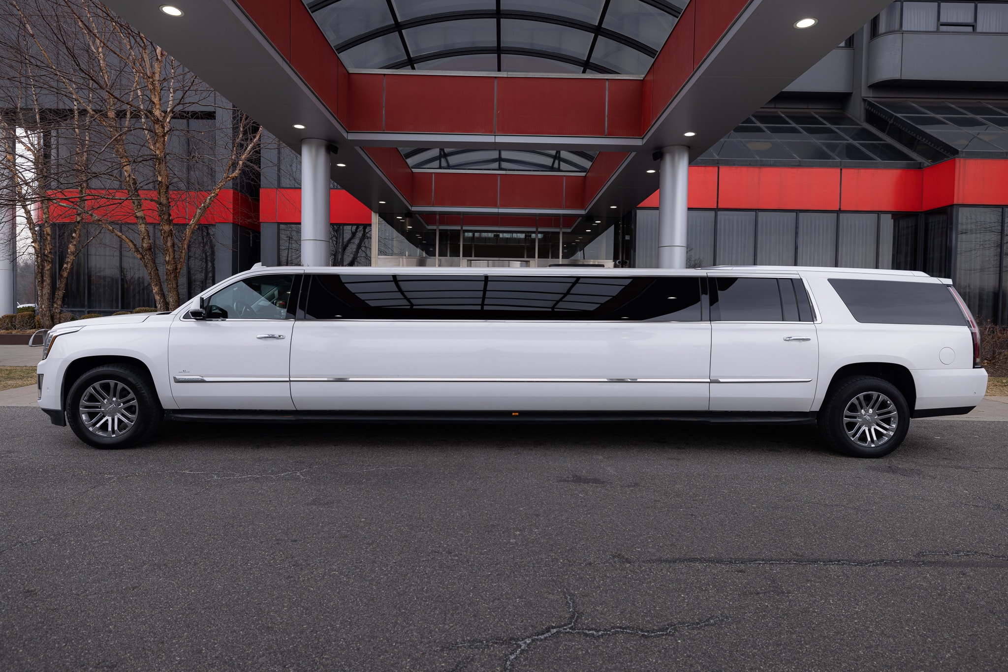 Cadillac Escalade Limo White