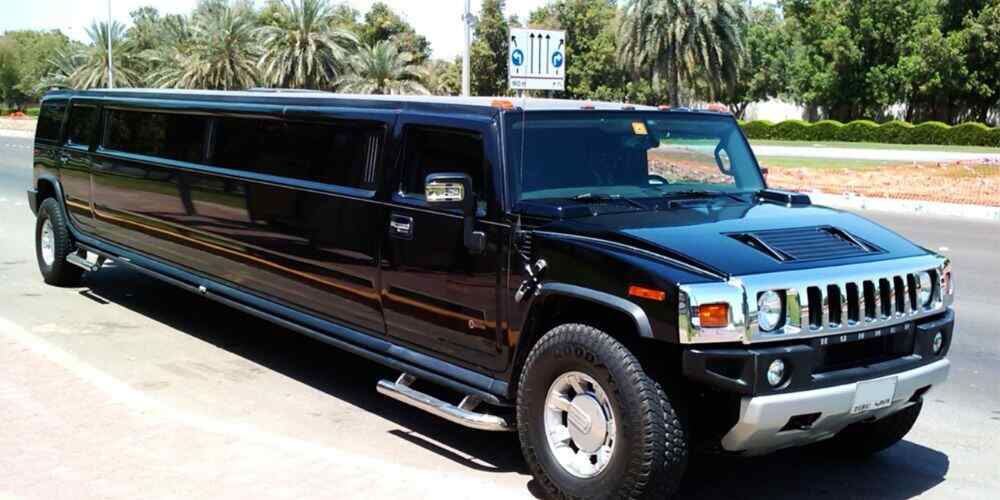 hummer h2 limo black