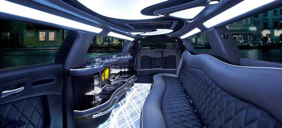 stretch limousine inside